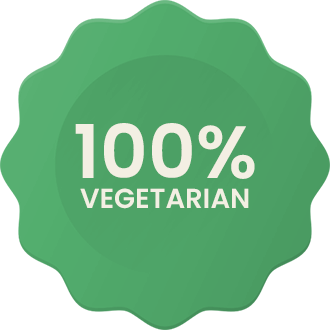 100% vegetarian