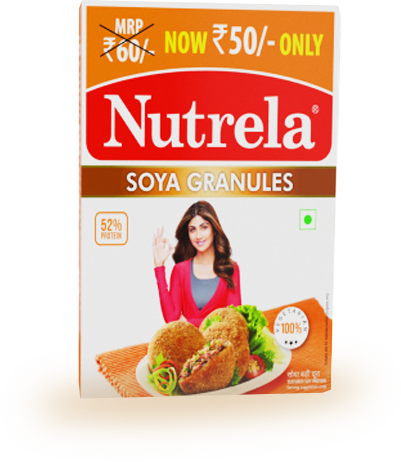 Nutrela Soya Granules pack
